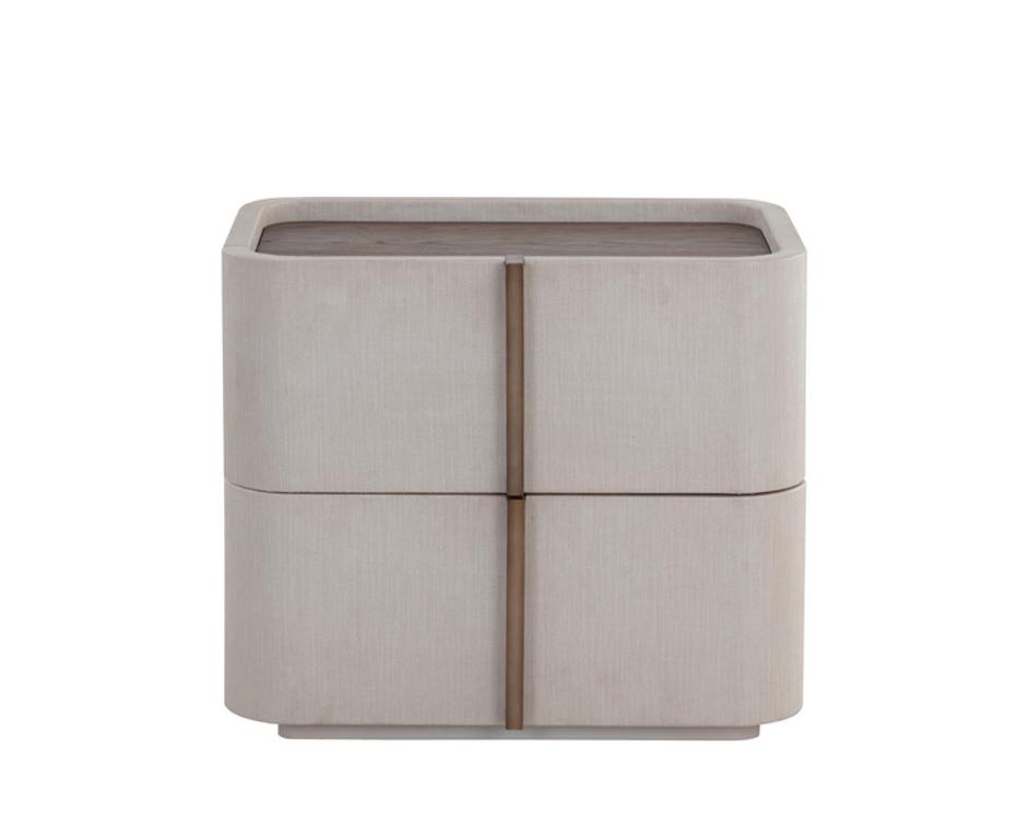 JAMILLE NIGHTSTAND - SMALL - CREAM by Sunpan