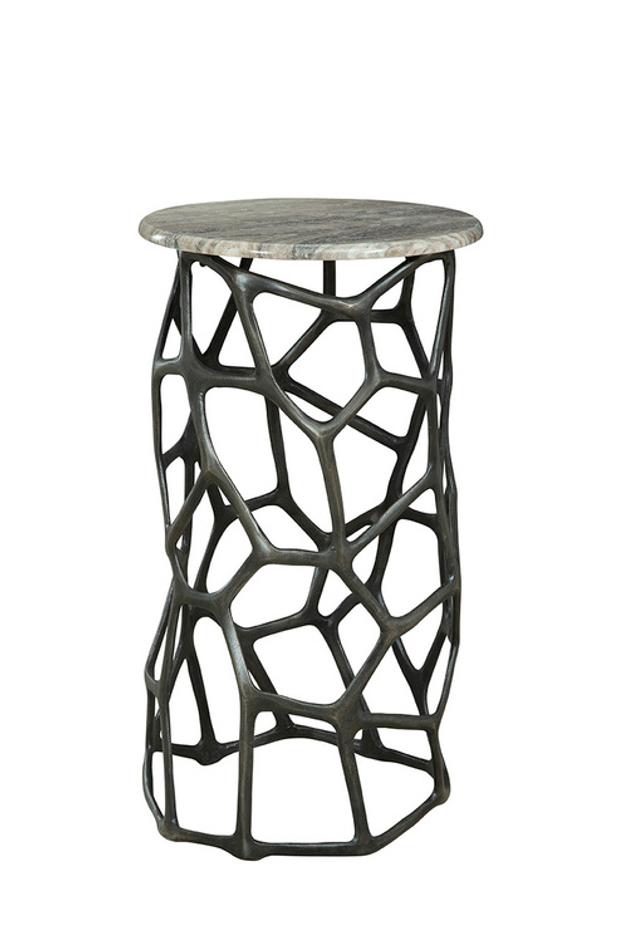 Tall Sebastian End Table by Furniture Classics