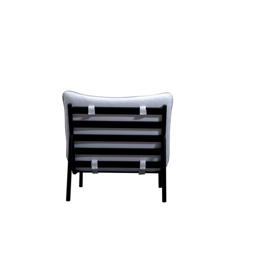 Morgan Outdoor Accent Chair White by Moes Home