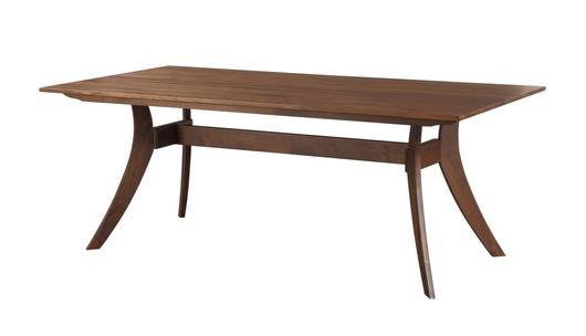 FLORENCE RECTANGULAR DINING TABLE SMALL WALNUT by Moes Home