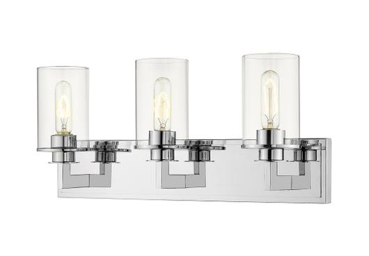 Savannah 3 Light Vanity in Chrome Finish by Z-Lite