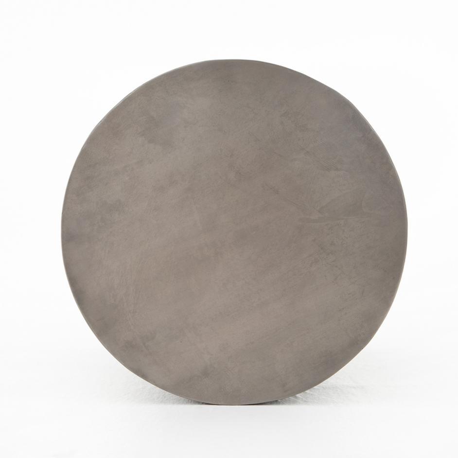 Cameron End Table in Pewter by FOUR HANDS