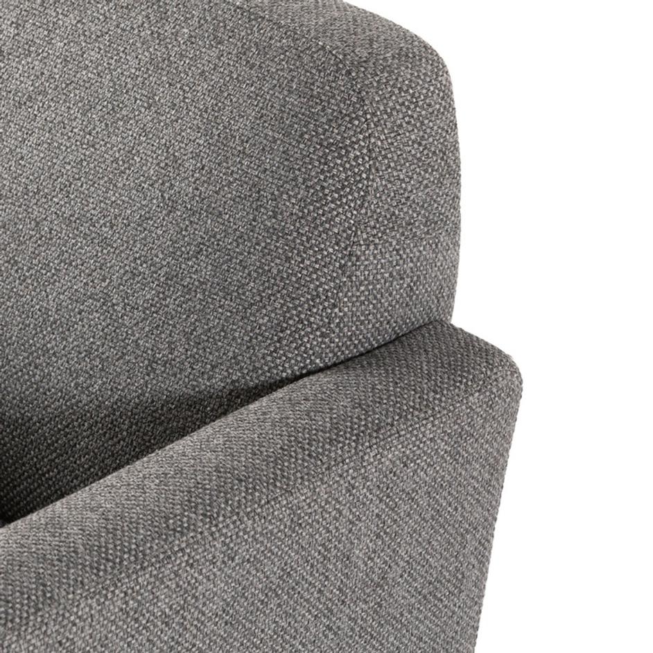 Emanuel Swivel Chair In Fallon Charcoal by Four Hands
