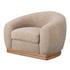 Marlowe Lounge Chair Taupe by Moes Home