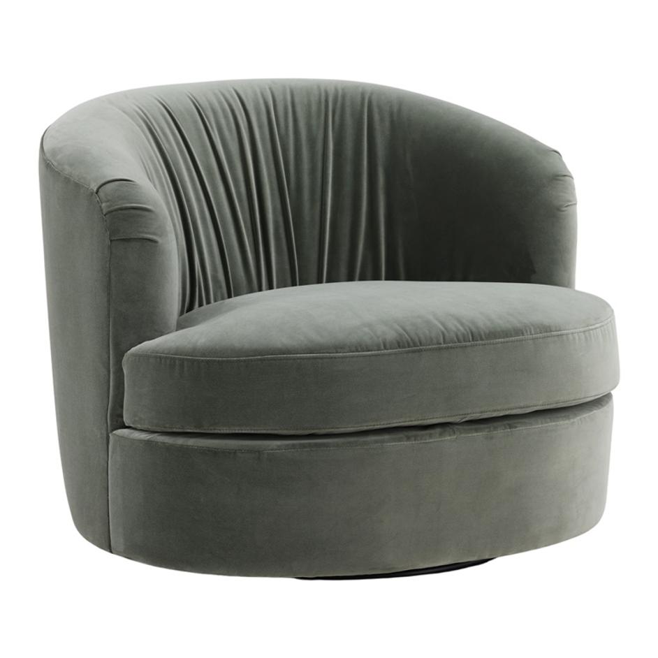 Alden Swivel Chair by Curated Collections