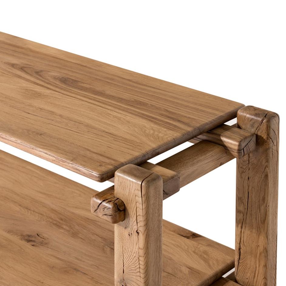 Marcia Console Table in French Oak by FOUR HANDS