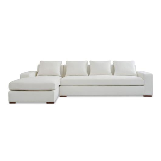 Thomas Left Sectional Ivory by Moes Home