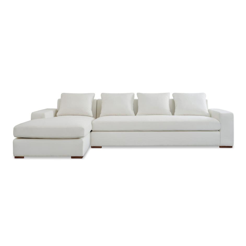 Thomas Left Sectional Ivory by Moes Home