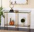Elenio Glass Console Table by Uttermost