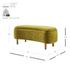 Leony Chenille Storage Bench, Seneca Olive  by New Pacific Direct