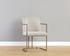 Rayla Dining Armchair - Belfast Oatmeal by Sunpan