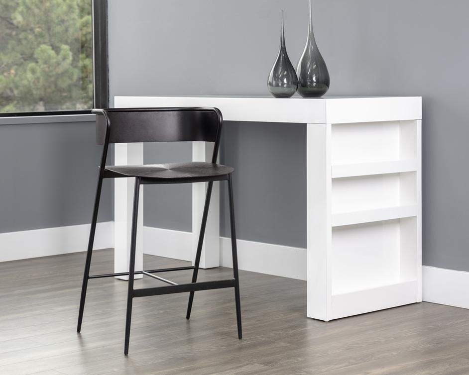 Keanu Counter Stool - Gunmetal by Sunpan