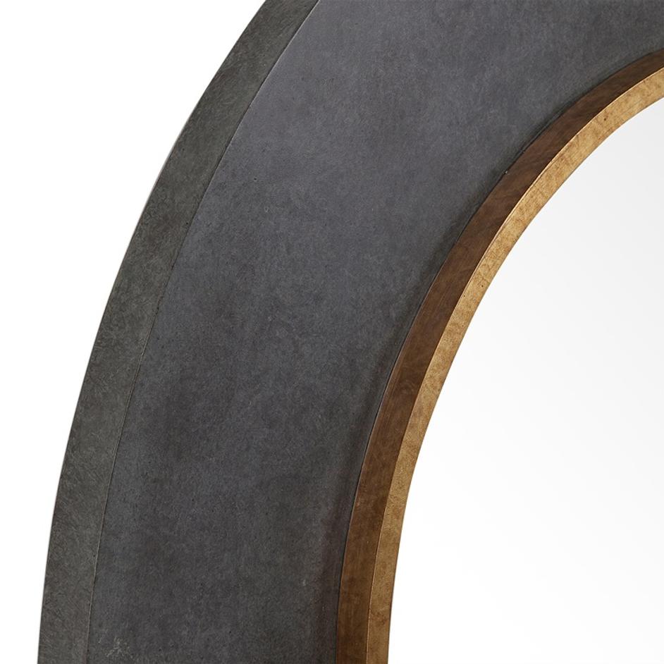 Saul Round Mirror by Uttermost