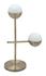 Waterloo Table Lamp White & Bronze by Zuo Modern