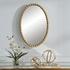 Serna Gold Oval Mirror by Uttermost