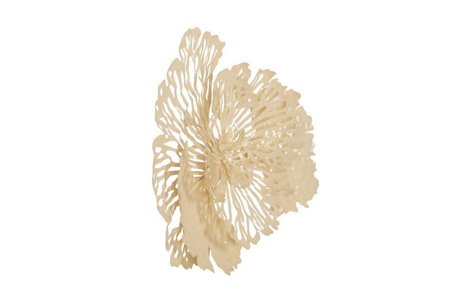 Flower Wall Art, Ivory, Small by PHILLIPS COLLECTION