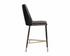 Klaus Counter Stool - Black - Sparrow Grey / Napa Black by Sunpan