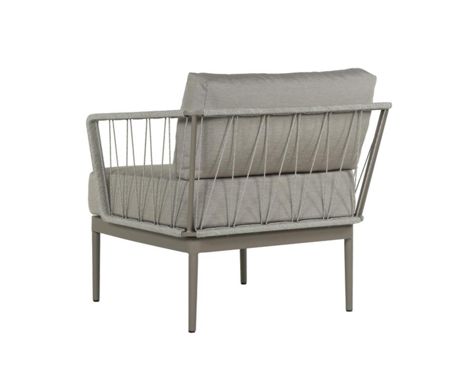 CATANIA ARMCHAIR - GREY - PALAZZO TAUPE by Sunpan