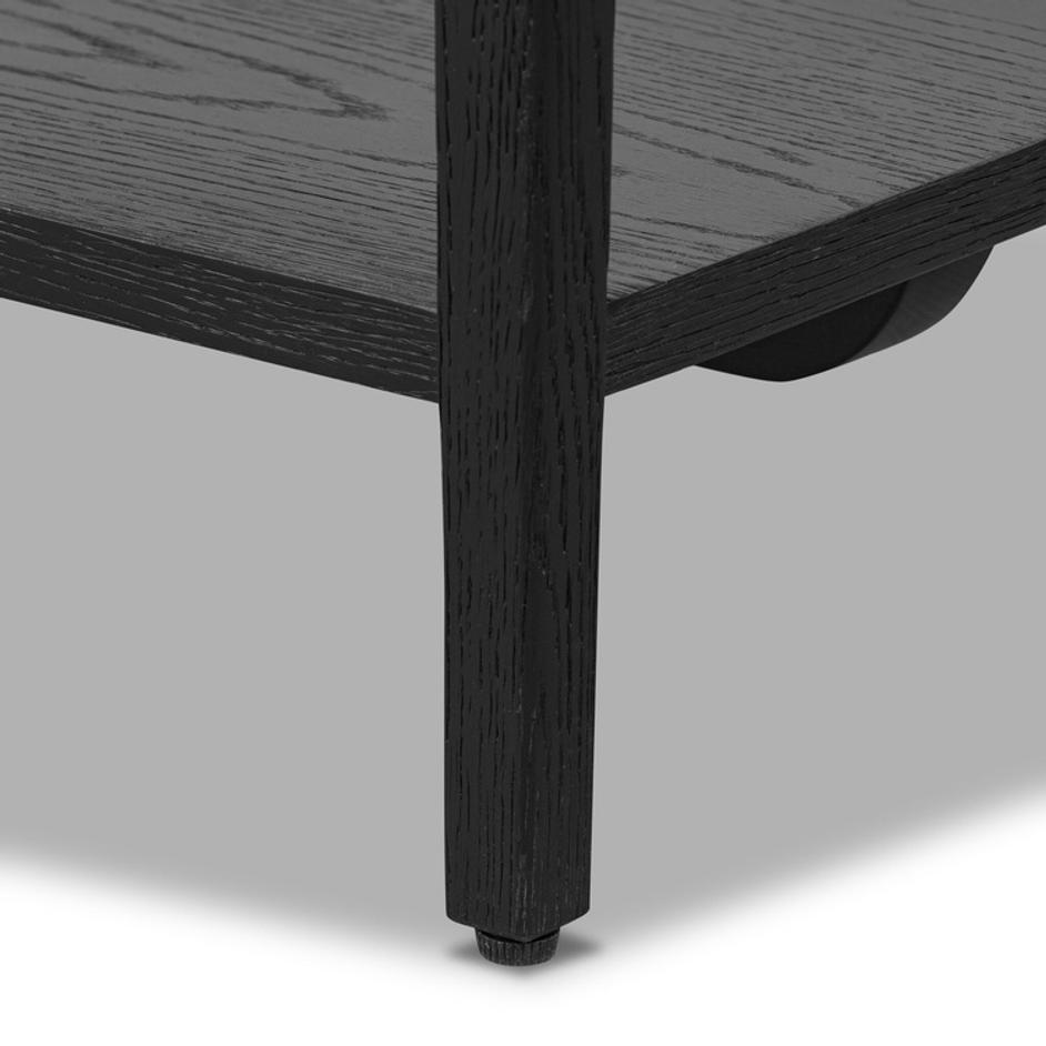 Rosenell Console Table - 60" - Black Oak Solid by Four Hands
