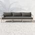 Sherwood Outdoor Sofa In 93" In Brown/Charcoal by FOUR HANDS