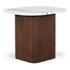 Dash Accent Table White Calacatta Marble by Moes Home