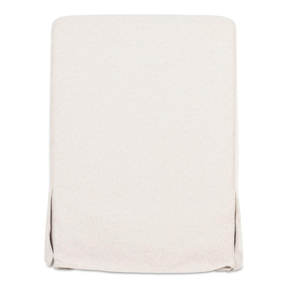 Lydia Slipcover Dining Chair Beige by Moes Home