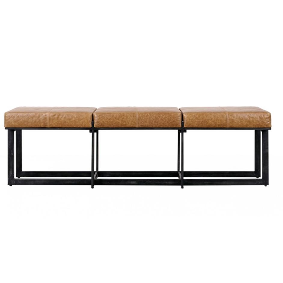 Calvin Narrow Bench Chestnut by Classic Home
