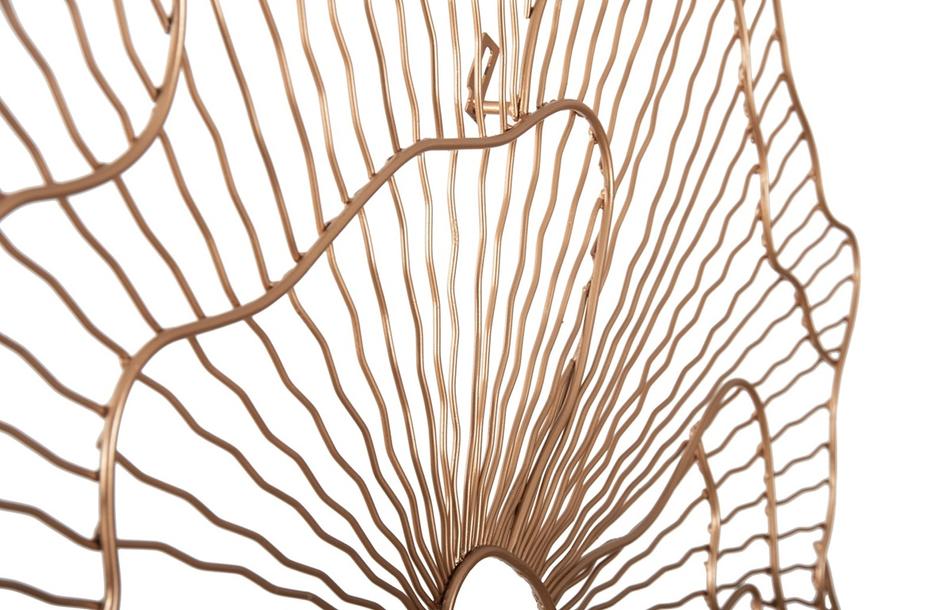 Poppy Flower Wall Art, Copper, Small by PHILLIPS COLLECTION