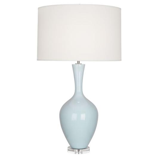 Baby Blue Audrey Table Lamp by ROBERT ABBEY