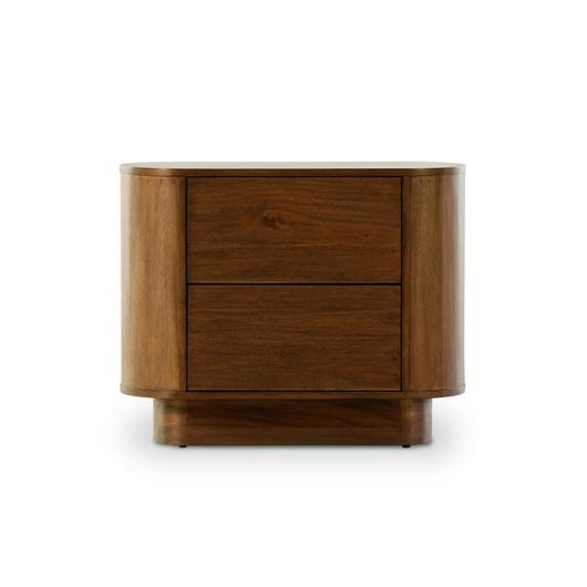 Paden Nightstand - Seasoned Brown Acacia by Four Hands
