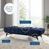 Scholar 60" Performance Velvet Bench In Midnight Blue by Modway Furniture