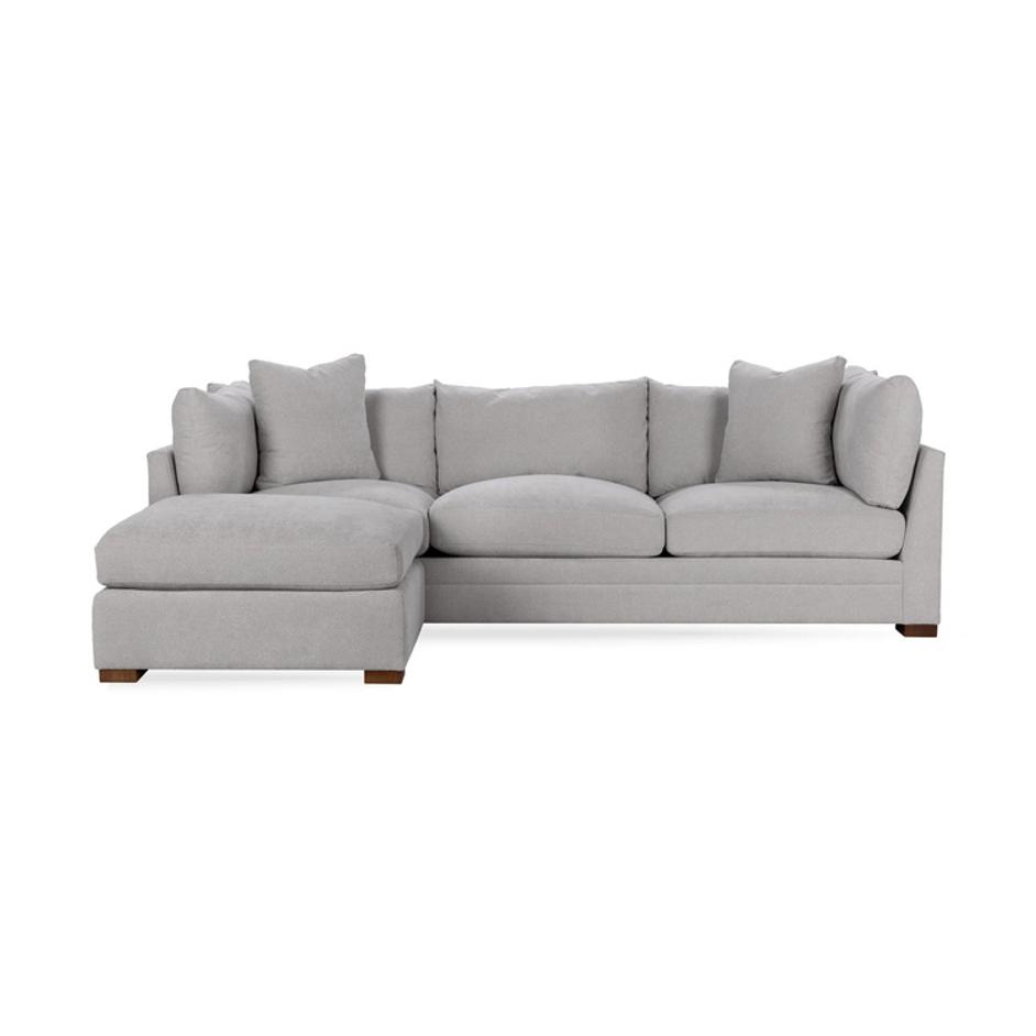 Audrey Upholstered Sofa Chaise Elite by Classic Home