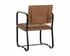 GARRETT DINING ARMCHAIR - COGNAC LEATHER by Sunpan