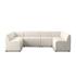 Augustine Dining Banquette, U Shape - Capri Oatmeal by Four Hands