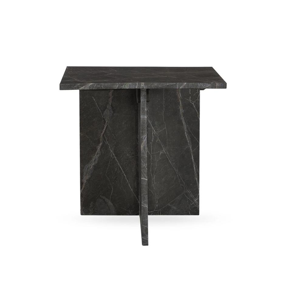 Bexly Marble Square End Table - Green by Classic Home