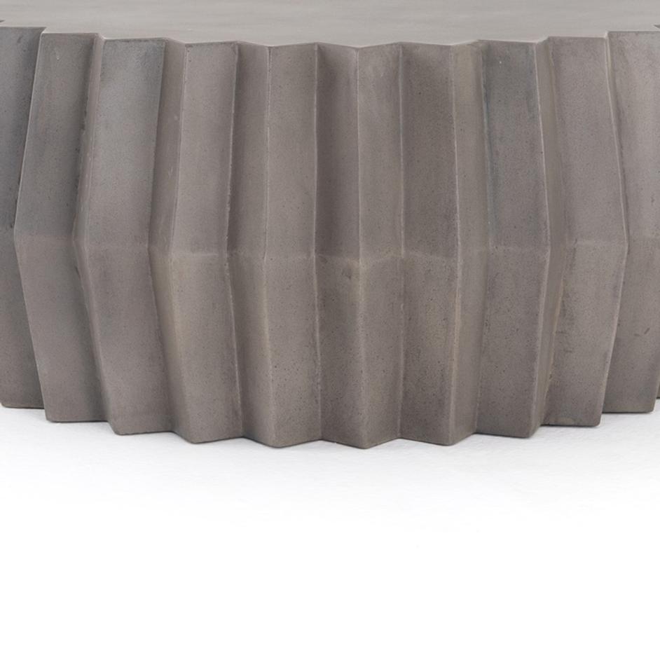 Gem Outdoor Coffee Table In Dark Grey by FOUR HANDS