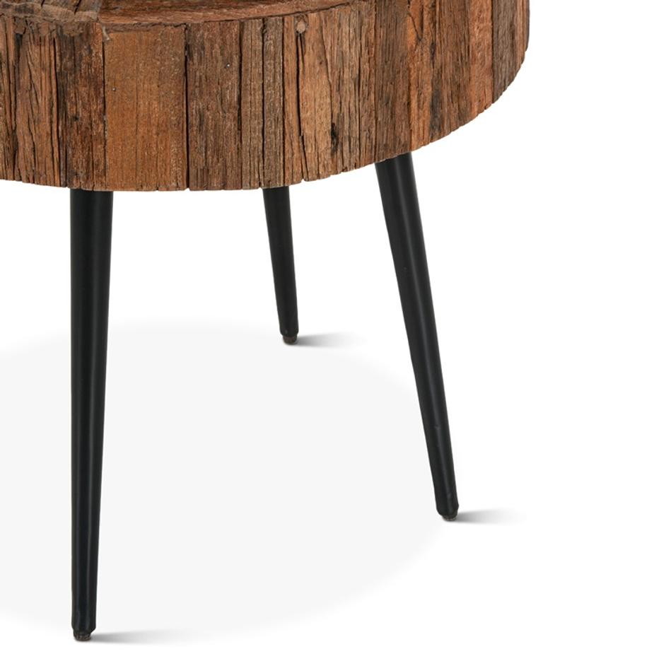 Jaipur 22" Reclaimed Wood Side Table by Home Trends & Design