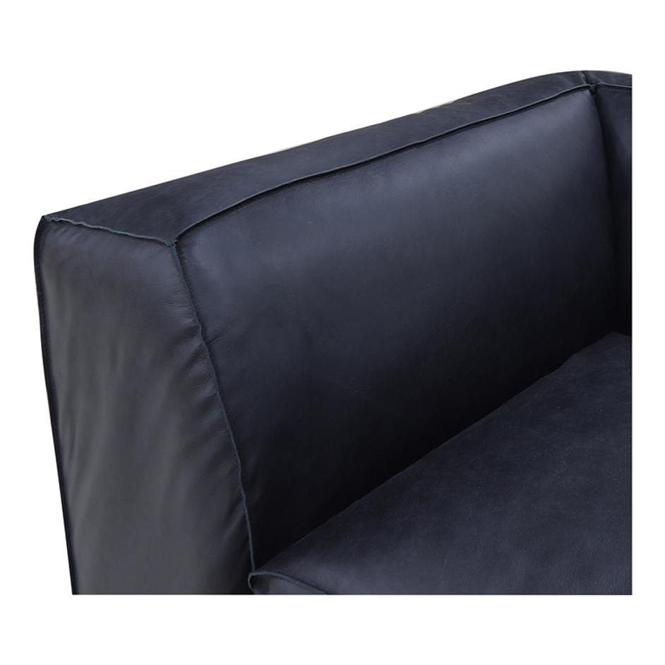 FORM NOOK MODULAR SECTIONAL VANTAGE BLACK LEATHER by Moes Home