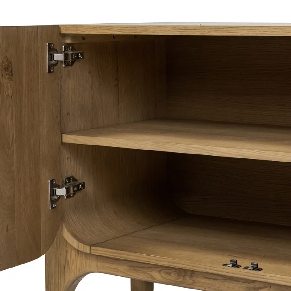 Bloomfield Media Console - Worn Oak Veneer by Four Hands