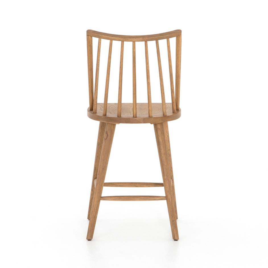 Lewis Windsor Counter Stool-Sandy Oak by FOUR HANDS
