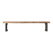 BENT BENCH LARGE SMOKED by Moes Home