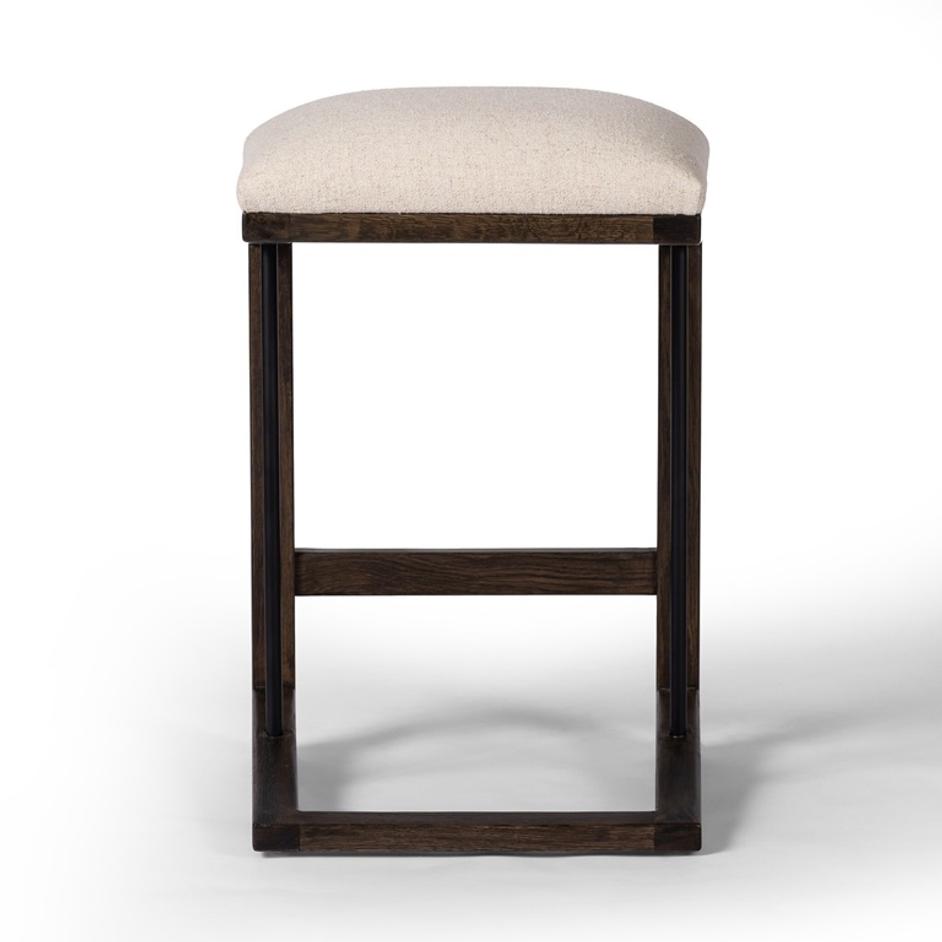 Finn Bar + Counter Stool In Sienna Brown Oak by Four Hands