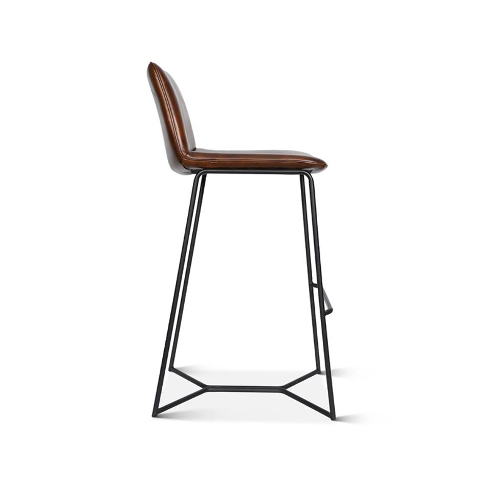 Morgan Bar Chair, Hand Washed Chestnut by Home Trends & Design