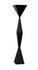 Brixton Floor Lamp, Black Steel by Noir Furniture