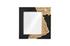 Mercury Mirror, Square, Black, Gold Leaf by Phillips Collection