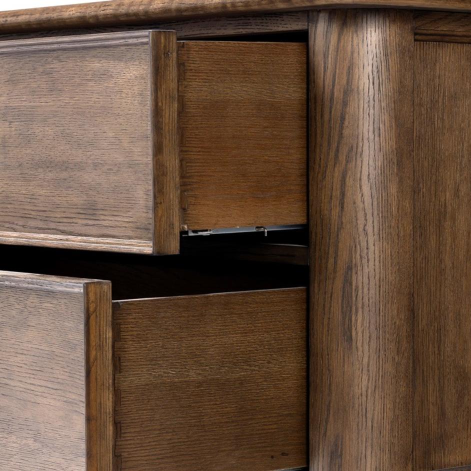 Russ Nightstand - Aged Oak by Four Hands