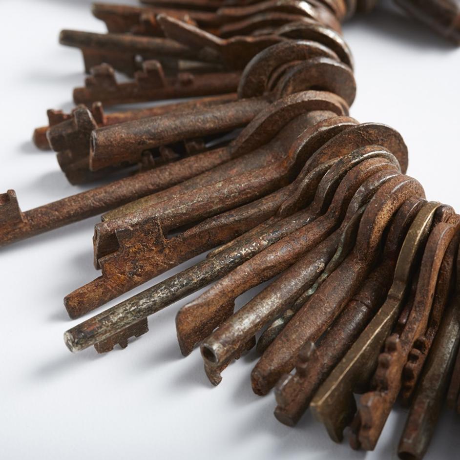 Key Ring in Rust by Cyan Design