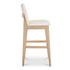 Deco Oak Barstool PVC White by Moes Home