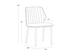 CLINTON DINING CHAIR - BRONZE - BRAVO CREAM by Sunpan