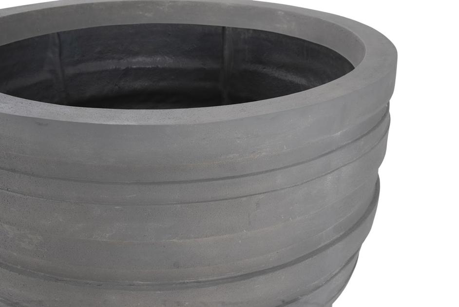 June Planter, Raw Gray, Large by PHILLIPS COLLECTION